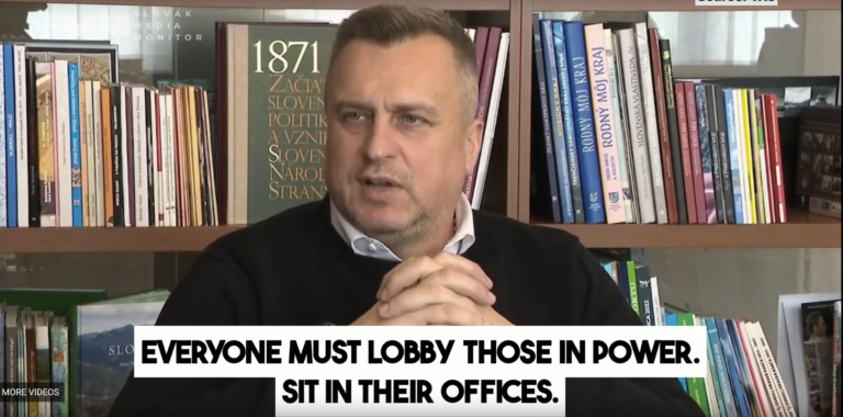 Andrej Danko, Deputy Speaker, Speaks Bluntly About Intentions to Control Slovak Public Broadcaster