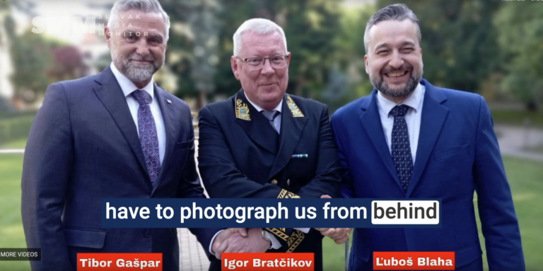 Deputy Speaker Blaha Embraces Russian Ambassador Bratchikov at Garden Party