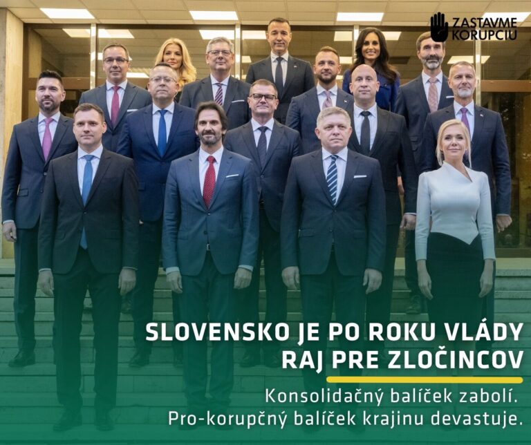 SLOVAKIA: A CRIMINAL’S PARADISE AFTER A YEAR UNDER THE CURRENT GOVERNMENT