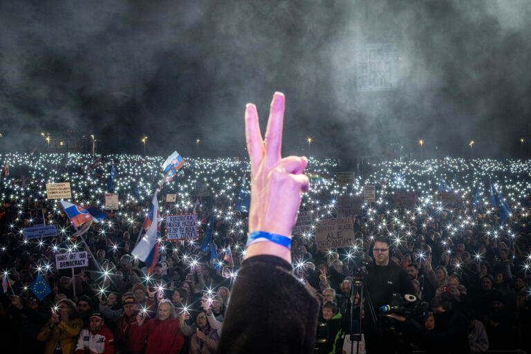 “God Is Crucified in Ukraine”: Tens of Thousands March as Slovakia Slides Toward Autocracy